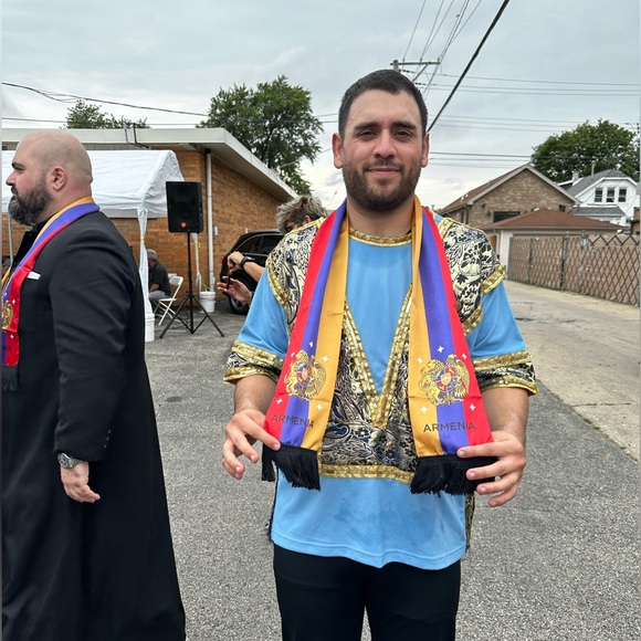 Armenian Soccer Scarf - New WRAPPED with Tags / Armenia Football Stole - Picture 12 of 17